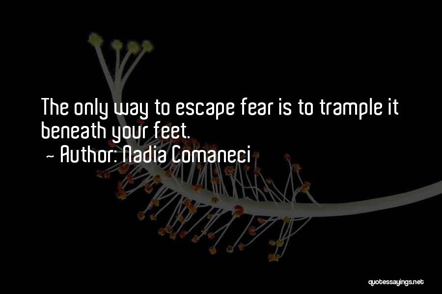 Fear Facing Quotes By Nadia Comaneci