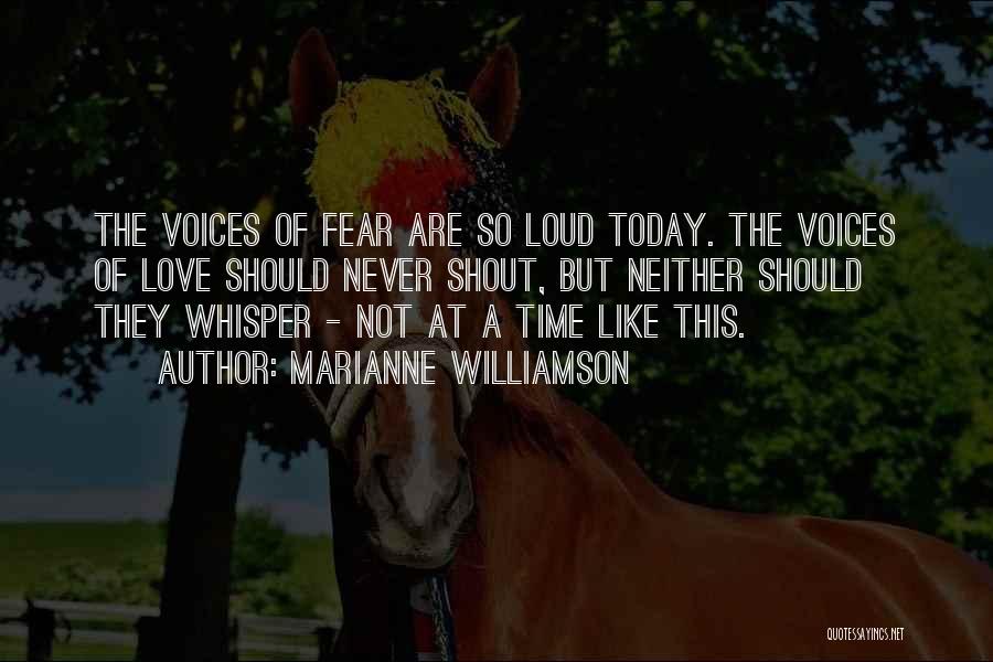 Fear Fear Quotes By Marianne Williamson