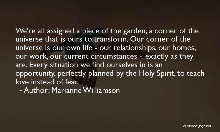 Fear In Love Relationships Quotes By Marianne Williamson