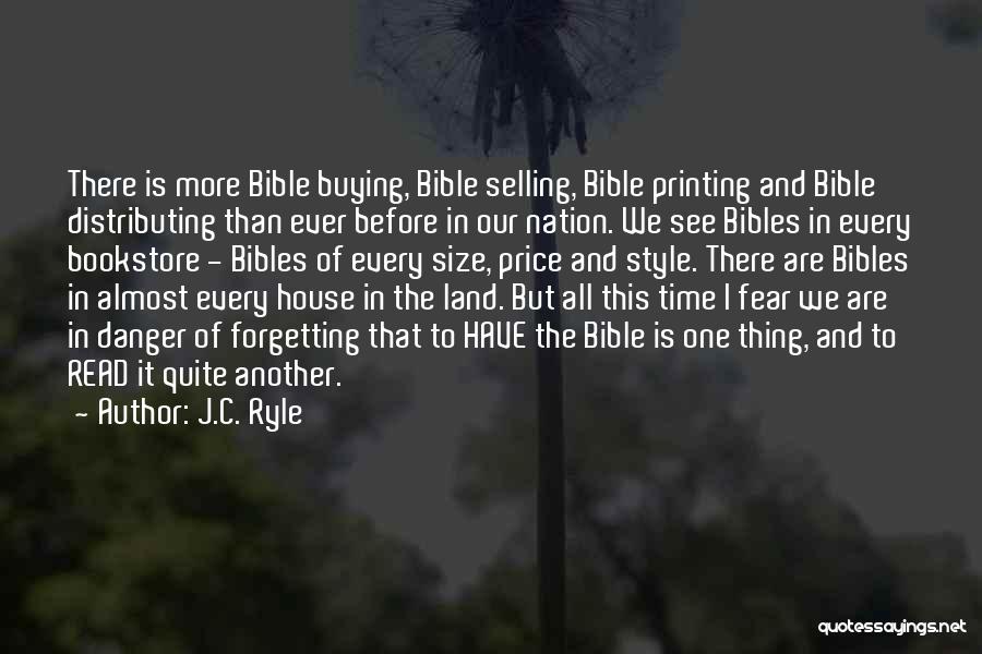 Fear In The Bible Quotes By J.C. Ryle