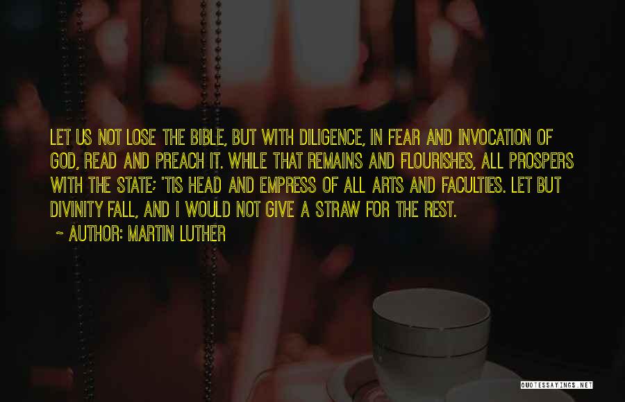 Fear In The Bible Quotes By Martin Luther