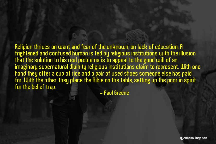 Fear In The Bible Quotes By Paul Greene