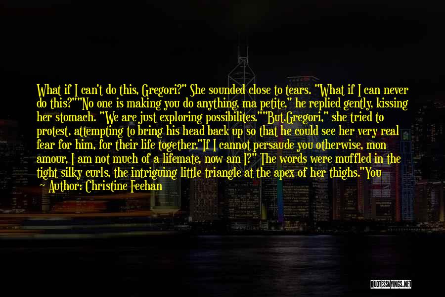 Fear In The Eyes Quotes By Christine Feehan