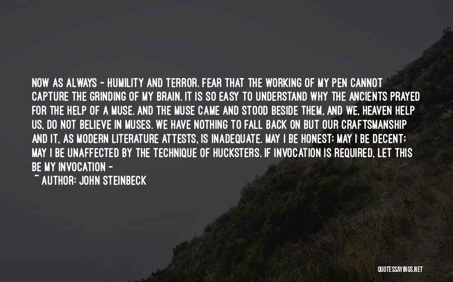 Fear In The Eyes Quotes By John Steinbeck