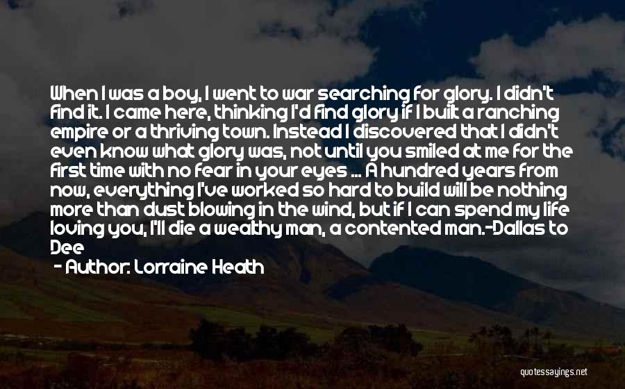 Fear In The Eyes Quotes By Lorraine Heath