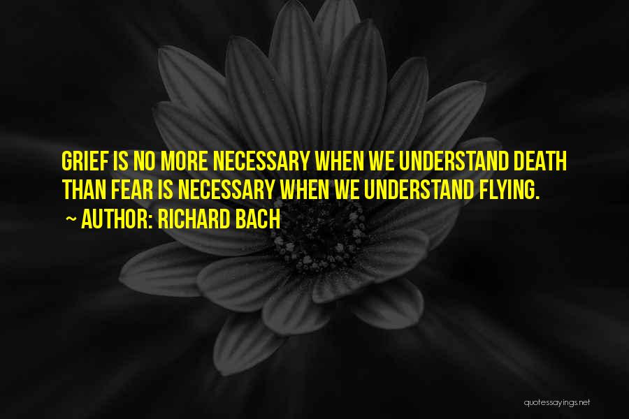 Fear Is Necessary Quotes By Richard Bach