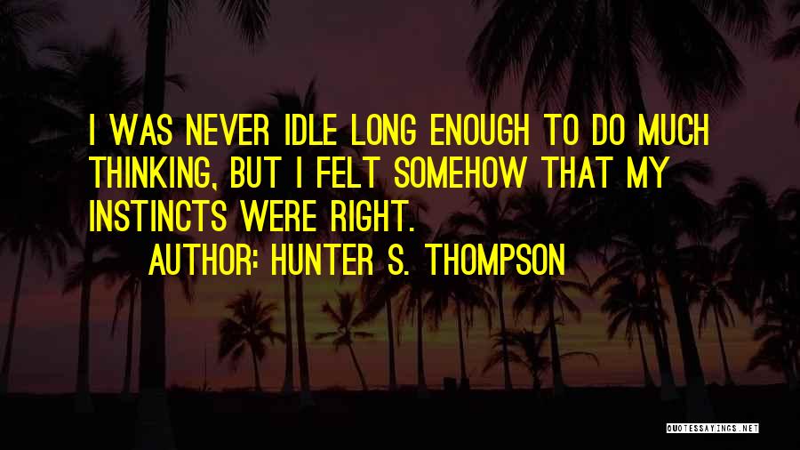 Fear Loathing Quotes By Hunter S. Thompson