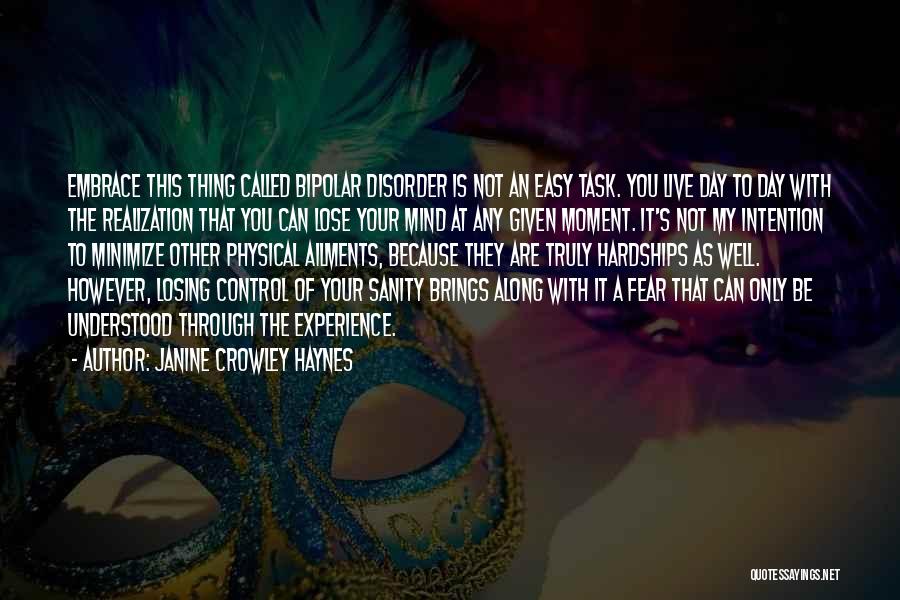 Fear Losing You Quotes By Janine Crowley Haynes
