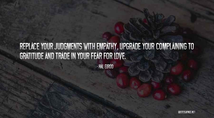 Fear Love Quotes By Hal Elrod