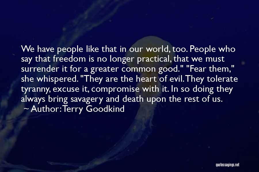 Fear No Death Quotes By Terry Goodkind