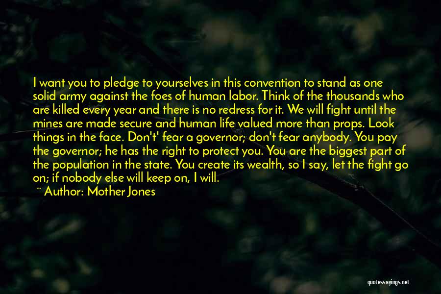 Fear Nobody Quotes By Mother Jones