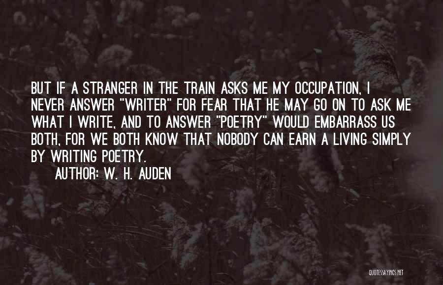 Fear Nobody Quotes By W. H. Auden