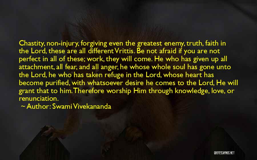 Fear Not Love Quotes By Swami Vivekananda
