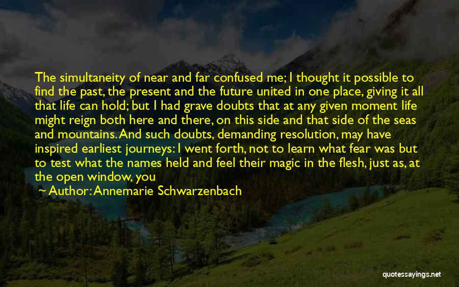 Fear Not The Future Quotes By Annemarie Schwarzenbach