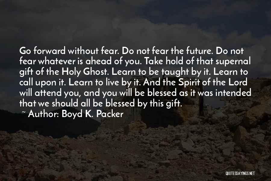 Fear Not The Future Quotes By Boyd K. Packer