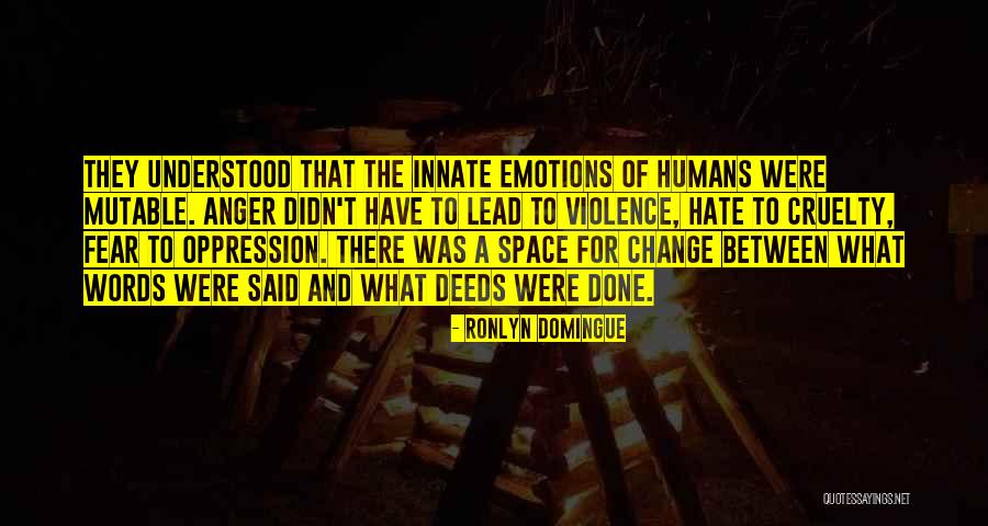 Fear Of Change Quotes By Ronlyn Domingue