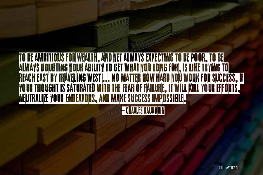 Fear Of Failure And Success Quotes By Charles Baudouin Fear Of Failure And Success Quotes By Charles Baudouin