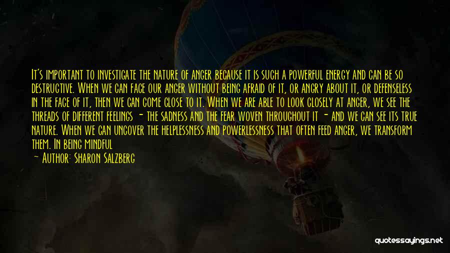 Fear Of Getting Too Close To Someone Quotes By Sharon Salzberg