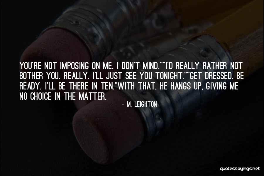 Fear Of Misunderstanding Quotes By M. Leighton Fear Of Misunderstanding Quotes By M. Leighton