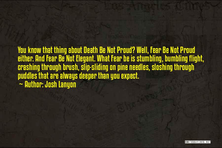 Fear Of Needles Quotes By Josh Lanyon