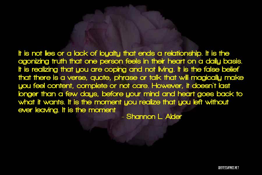 Fear Of Not Knowing Quotes By Shannon L. Alder