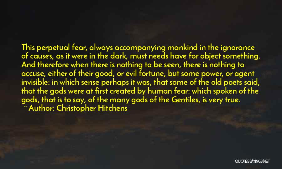 Fear Of Nothing Quotes By Christopher Hitchens