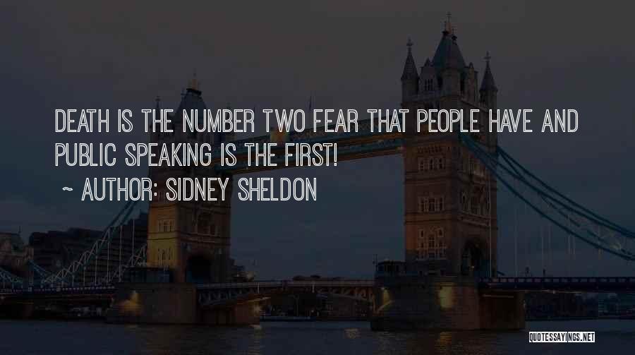 Fear Of Public Speaking Quotes By Sidney Sheldon