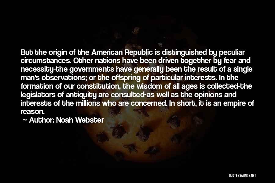 Fear Of Result Quotes By Noah Webster