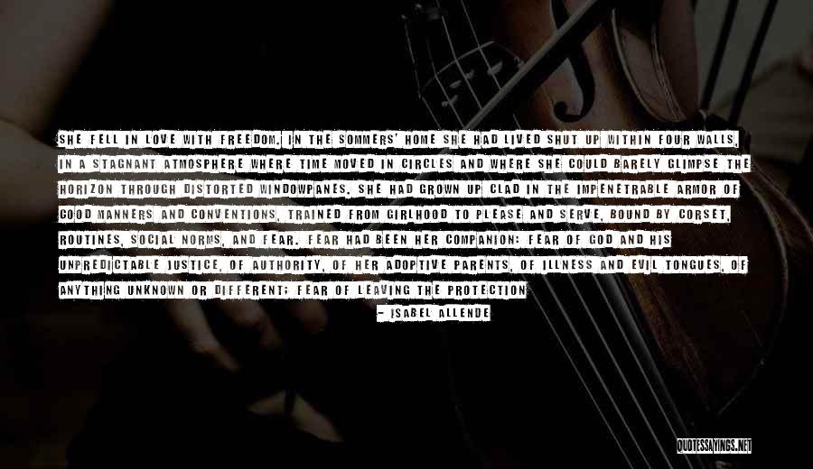 Fear Of Someone Leaving You Quotes By Isabel Allende Fear Of Someone Leaving You Quotes By Isabel Allende