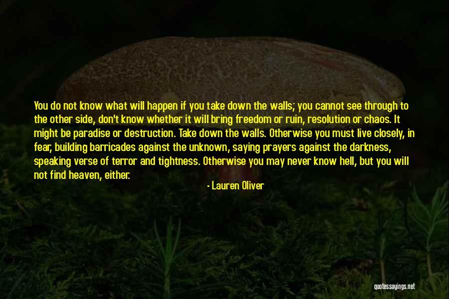 Fear Of Speaking Quotes By Lauren Oliver