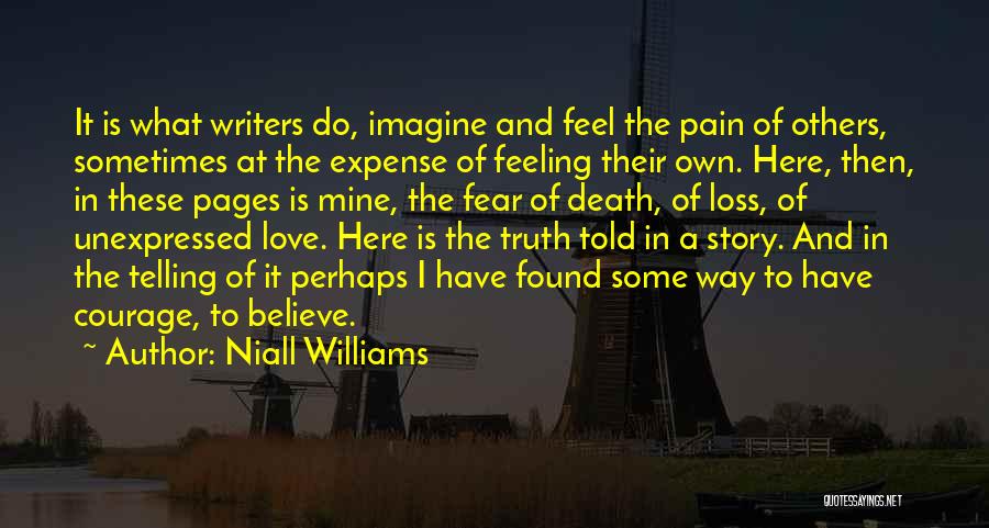 Fear Of Telling The Truth Quotes By Niall Williams