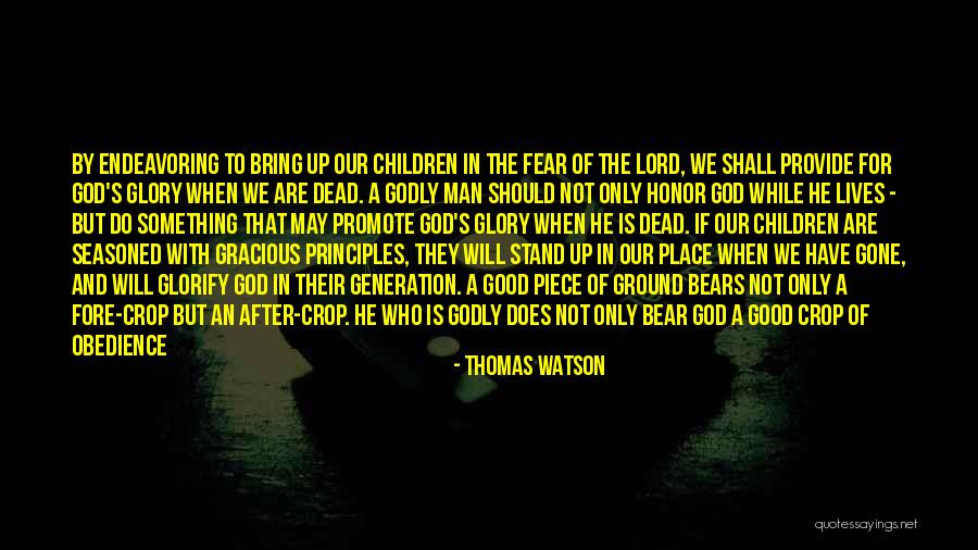 Fear Of The Lord Quotes By Thomas Watson