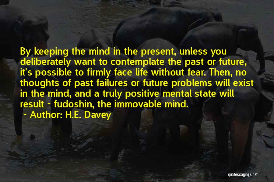 Fear Of The Past Quotes By H.E. Davey