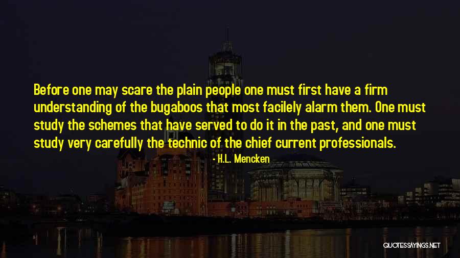 Fear Of The Past Quotes By H.L. Mencken