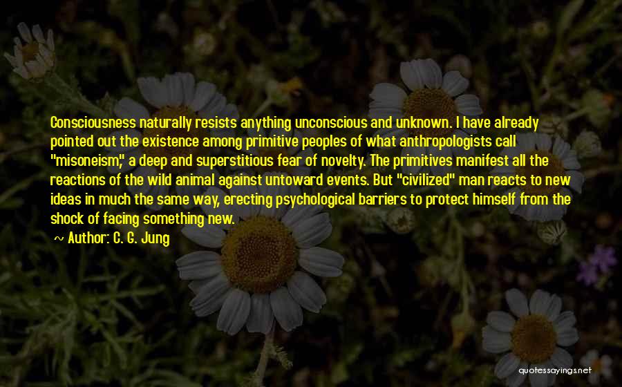 Fear Of The Unknown Quotes By C. G. Jung