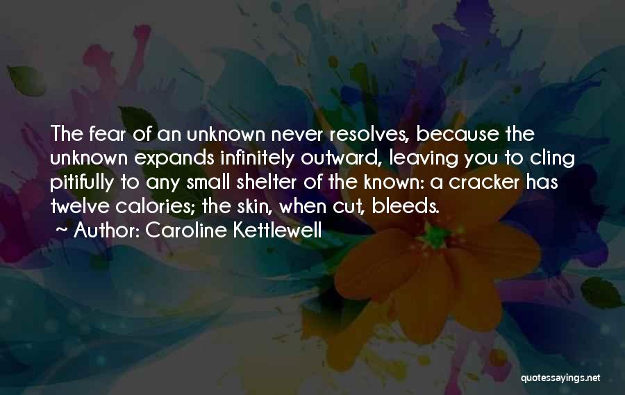 Fear Of The Unknown Quotes By Caroline Kettlewell