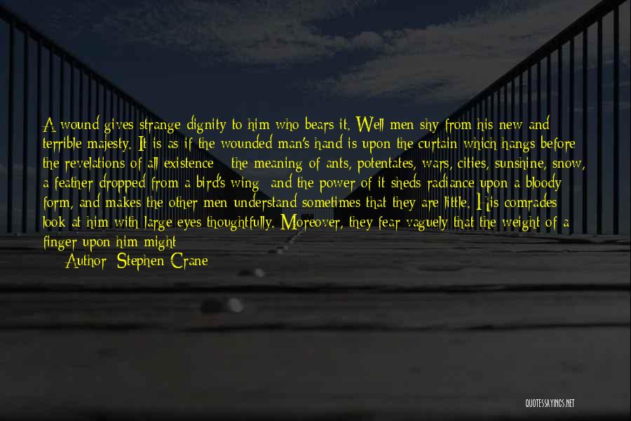 Fear Of The Unknown Quotes By Stephen Crane