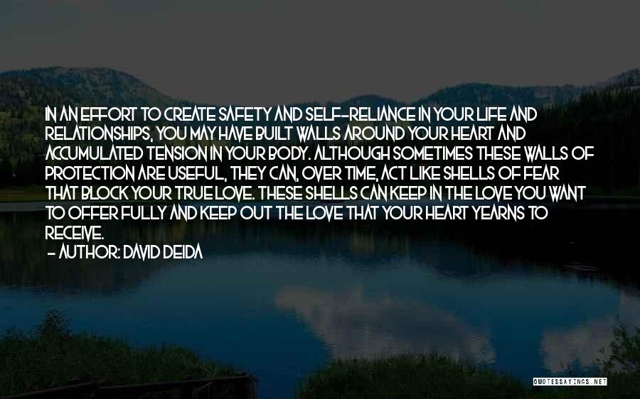 Fear Of True Love Quotes By David Deida