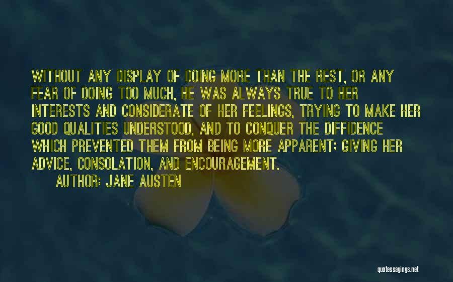 Fear Of True Love Quotes By Jane Austen