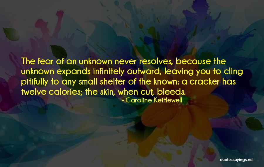 Fear Of Unknown Quotes By Caroline Kettlewell Fear Of Unknown Quotes By Caroline Kettlewell