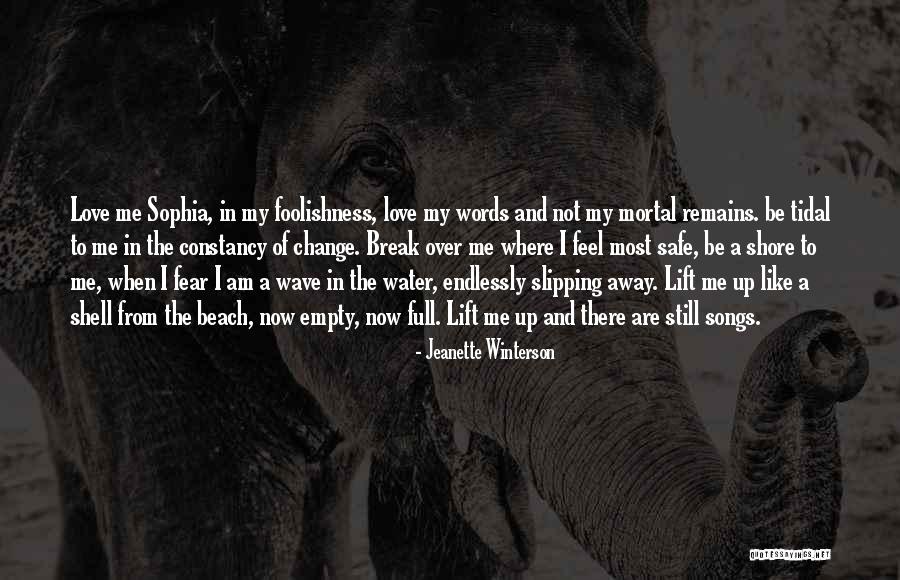 Fear Of Water Quotes By Jeanette Winterson Fear Of Water Quotes By Jeanette Winterson