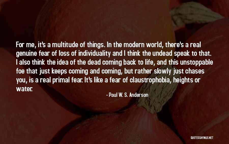 Fear Of Water Quotes By Paul W. S. Anderson Fear Of Water Quotes By Paul W. S. Anderson