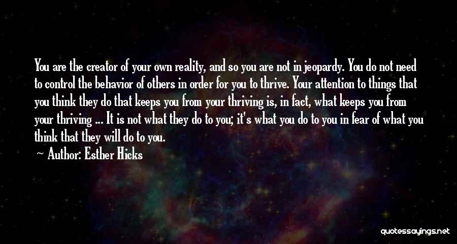 Fear Of What Others Think Quotes By Esther Hicks