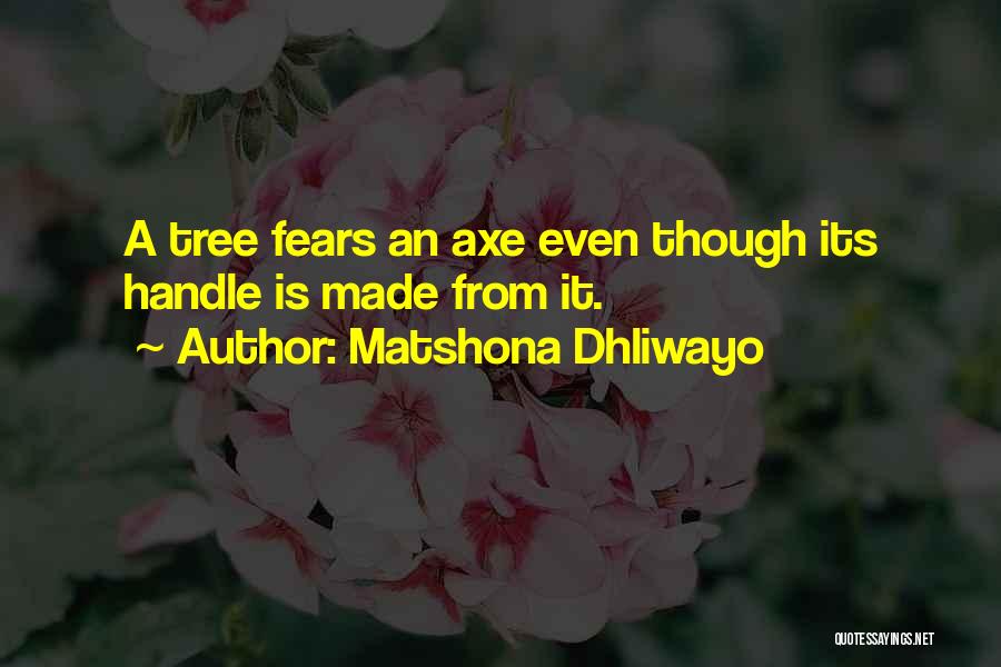 Fear Sayings And Quotes By Matshona Dhliwayo