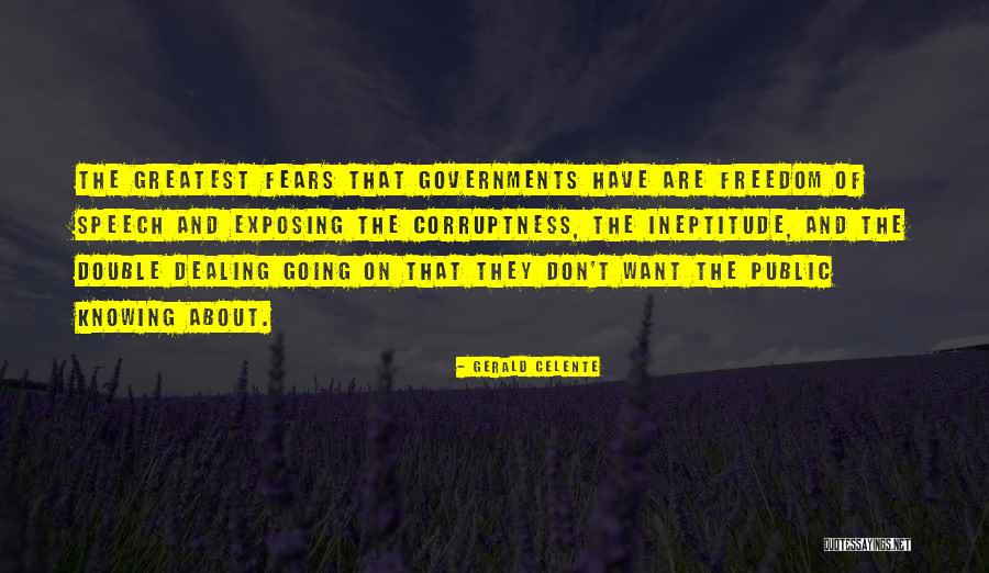 Fear The Government Quotes By Gerald Celente Fear The Government Quotes By Gerald Celente