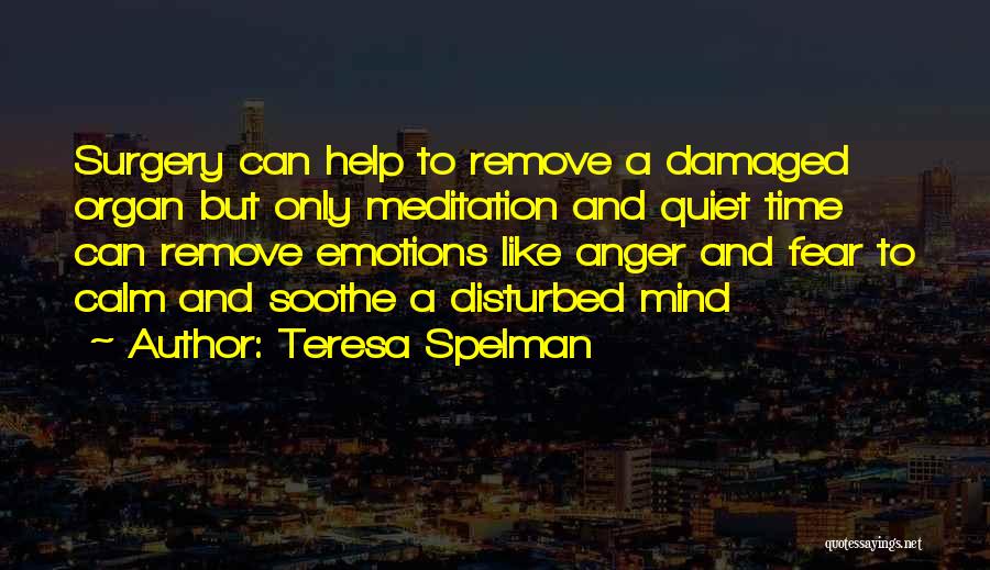 Fear The Quiet Ones Quotes By Teresa Spelman