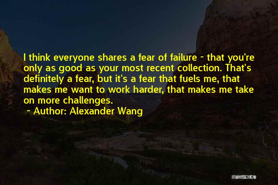 Fear To Failure Quotes By Alexander Wang