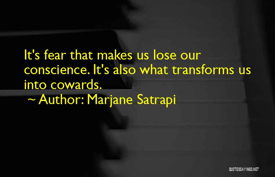 Fear To Lose Someone Quotes By Marjane Satrapi