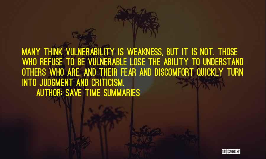 Fear To Lose Someone Quotes By Save Time Summaries