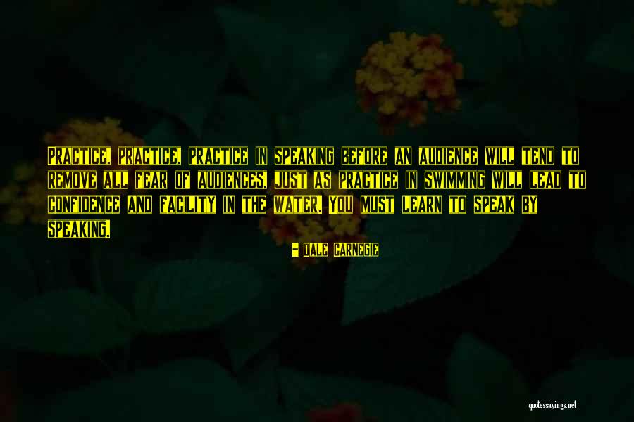 Fear To Speak Quotes By Dale Carnegie Fear To Speak Quotes By Dale Carnegie